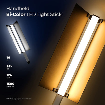 Lampa video portabila cu baterie 2500 mAh, Display LCD, 32005-5600K, 1500LUX, CRI 97+, Telecomanda, Dimabila, lumina foto NEEWER