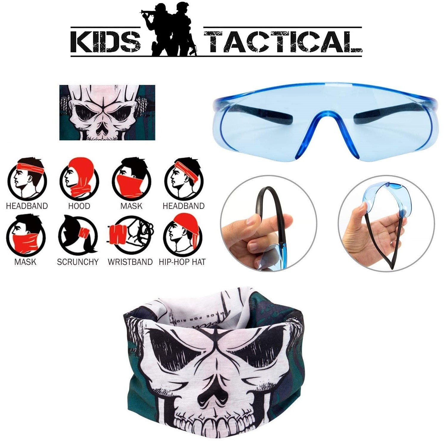 Set vesta compatibila Nerf N-Strike cu 50 sageti de burete, ochelari de protectie, incarcator, esarfa si bratara, sageti rosii