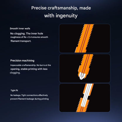 Set de 4 duze pentru Creality Linx K2P, cu schimbare rapida, material imbunatatit, 2 duze de 0, 4 mm, 1 duza de 0, 6 mm, 1 duza de 0, 8 mm, compatibil K2 Plus, din aliaj de cupru si otel calit