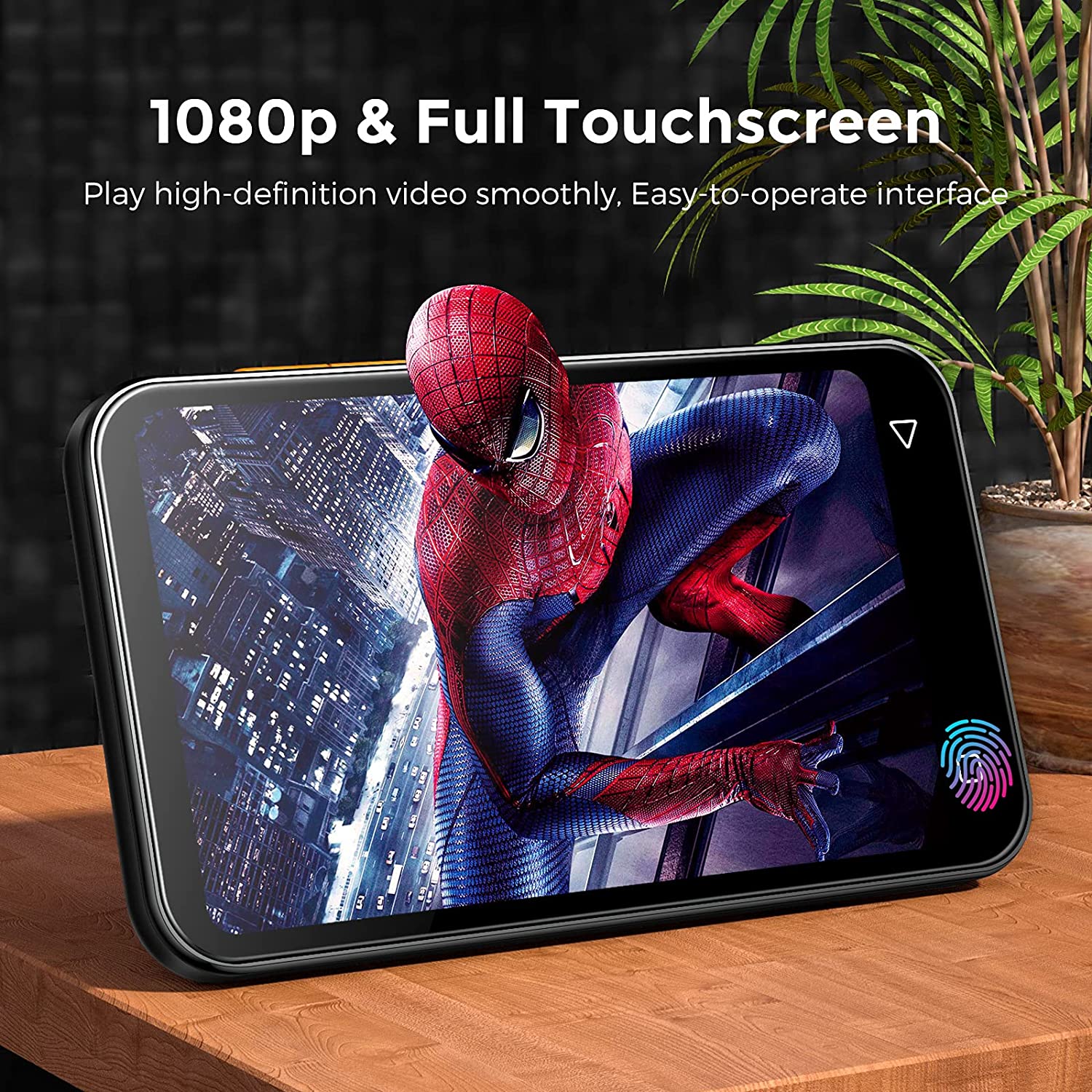 MP4 Player WiFi, cu ecran 4 inch, Bluetooth, full touchscreen, MP3 Player cu browser mini, difuzor, sunet HiFi, e-book, inregistrare radio si voce, suporta card pana la 512 GB