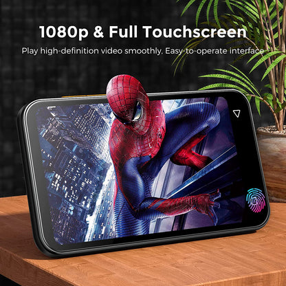 MP4 Player WiFi, cu ecran 4 inch, Bluetooth, full touchscreen, MP3 Player cu browser mini, difuzor, sunet HiFi, e-book, inregistrare radio si voce, suporta card pana la 512 GB