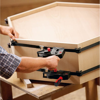 Dispozitiv de strangere cu chinga, bessey VAS-23+2K cu unghi variabil cu 4 cleme, 69 cm