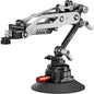 Suport auto NEEWER cu ventuza si brat hidraulic flexibil pentru camera de actiune si telefon – sina NATO, rotire 360°, compatibil DJI Osmo Pocket 3, Insta360 X3/X4/X5, GoPro Hero 9–13, telefon mobil, sarcina max. 500 g, aliaj aluminiu, GA022