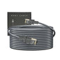 Cablu retea pentru Starlink Gen 3, de 46 m, cablu de satelit CAT 6 compatibil Starlink Standard Actuated V3, 1200 Mbps, 26AWG, impermeabil, gri