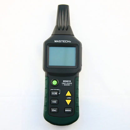 Detector de cabluri electrice, tester cu functie localizare tevi in perete si subterane, AC/DC 12~400V, Mastech MS6818