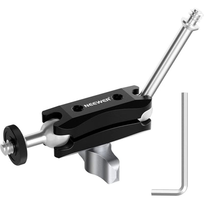 Suport mini magic arm cu cap cu bila dublu, cu surub 1/4", suport monitor de camp cu sarcina verticala maxima 2,4 kg, pentru microfon, lumina LED, display, Neewer ST45