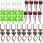 Set 8 motor DC 3 V, 20000 RPM, cu 8 suporti motor, 8 mufe baterie 9V, 8 intrerupatoare si elice, pentru jucarii, experimente, R339