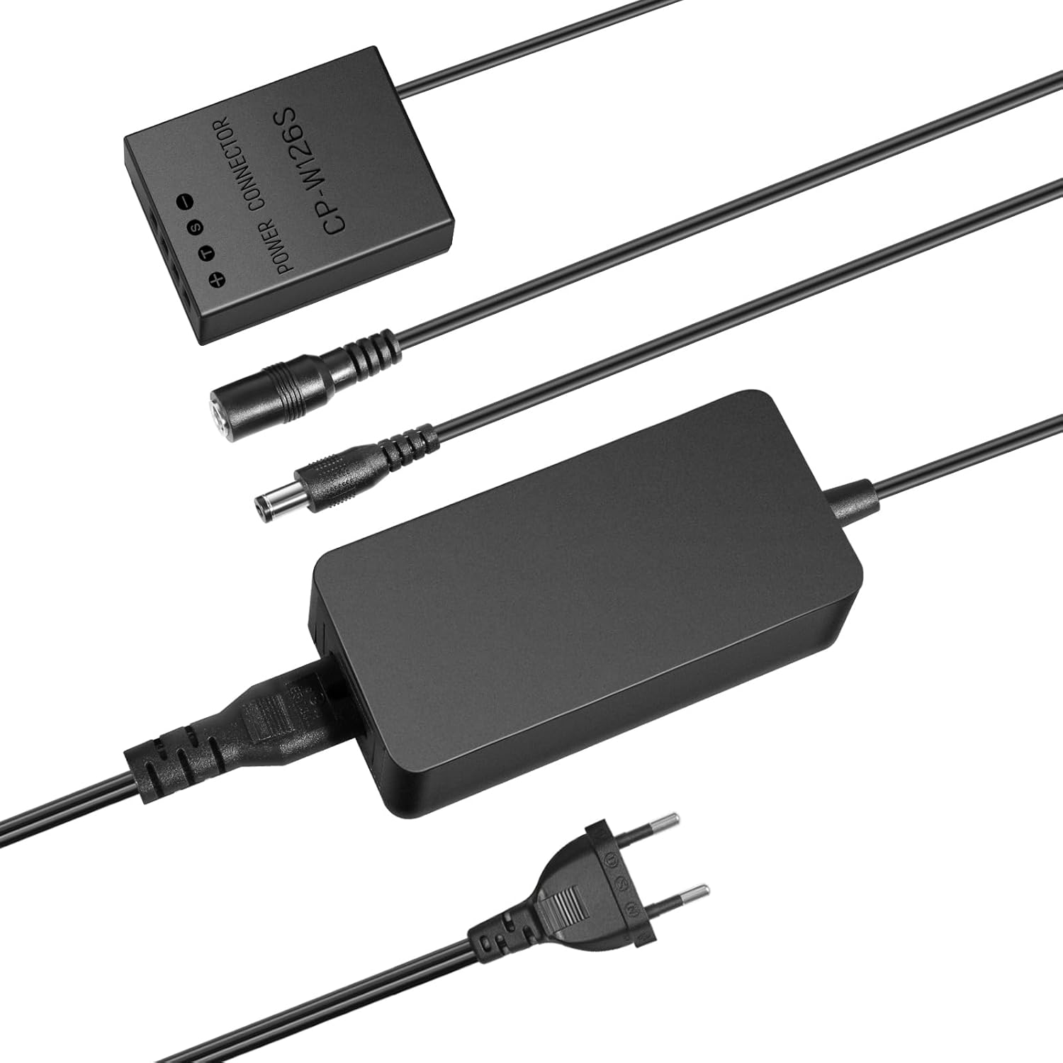 Incarcator Neewer dummy NP-W126, acumulator dummy cu adaptor incarcare continua, culoare negru