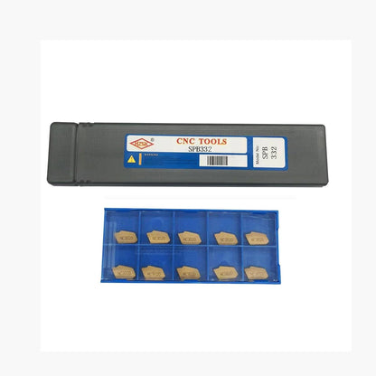 Instrument taiere caneluri SPB332 / SPB32-3 cu 12 placute carbura SP300 / ZQMX3N11-1E 3 mm, suport scule si cheie fixa, precizie ridicata, rezistenta la uzura