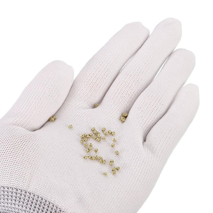 Insertii filetate din alama QUARKZMAN M1 x 0.25, 1.5 x 2 mm, set 100 buc, piulite moletate termofixabile, heat set inserts pentru plastic si imprimare 3D, filet metric interior, montaj prin caldura sau ultrasunete, rezistente la coroziune