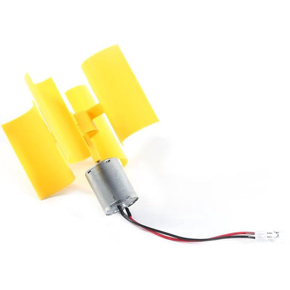 Turbina eoliana mini, generator eolian vertical de energie, 0.55W, 0.01V-5.5V, pentru jucarii, experimente DIY, model de predare