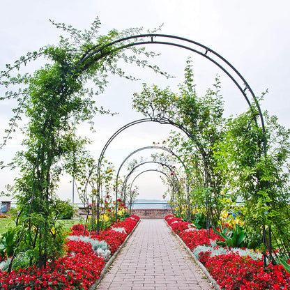 Arcada metalica, pergola arcuita pentru trandafiri, decor, nunta, botezuri, gradina, aniversari, petreceri, rezistenta la apa, 240 x 140 x 38 cm