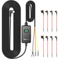 Kit cablu USB-C pentru camera de bord VanTrue, alimentare fixa hardwire 12V/24V la 5V, mod parcare 24/7, protectie la descarcare baterie, afisaj tensiune in timp real, compatibil dashcam si GPS