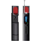 Detector profesional camere ascunse, aparate si dispozitive de spionaj, detector semnal RF, detectare tracker GPS, microfoane, baterie reincarcabila, compact, multifunctional