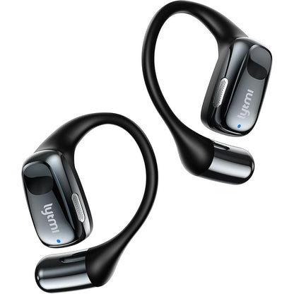 Casti wireless sport, Bluetooth 5.4, on-ear, din silicon, impermeabil IPX5, microfon, handsfree, sunet stereo, casti sport conforabile fara fir pentru alergare, yoga, calarie