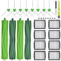 Set accesorii compatibile iRobot Roomba seria e/i/j (i7, i7+, j7, j7+, i3, i4, i6, i8, E5, E6), 18 piese - perii cauciuc, filtre HEPA, perii laterale, kit complet