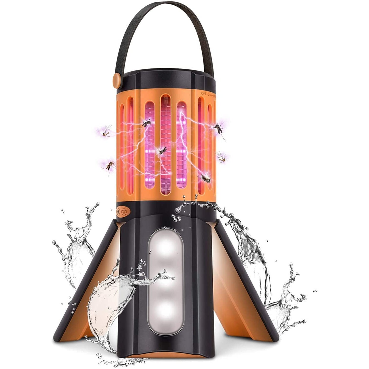 Aparat anti insecte, lampa UV portabila cu lumina LED, impermeabil, impotriva mustelor, tantarilor, pentru interior si exterior