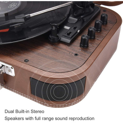 Pick-up Voksun, bluetooth 5.0, AUX, USB, Card SD, boxe incorporate, design tip servieta