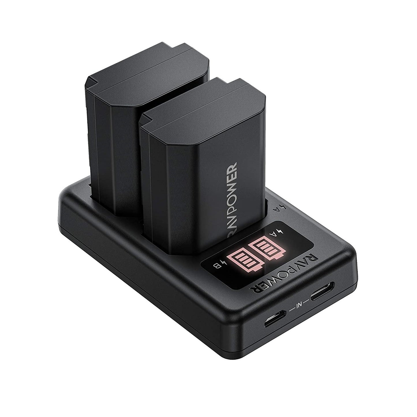 Set 2 acumulatori 2040 mAh NP-FZ100, baterie + incarcator pentru Sony Alpha 9, A9, Alpha 9R, A9R, Alpha 9S, A7RIII, A7R3, a7 III (versiune actualizata, fara mesaj de eroare)