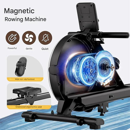 Aparat de vaslit magnetic LABGREY pliabil, Bluetooth, 8 niveluri rezistenta, ultra-silentios, stabil, capacitate 158 kg – pentru acasa
