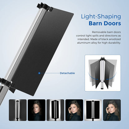 Lampa video portabila cu baterie 2500 mAh, Display LCD, 32005-5600K, 1500LUX, CRI 97+, Telecomanda, Dimabila, lumina foto NEEWER