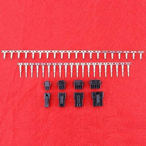 Set mufa JST-SM de 2,5 mm, 560 piese, conectori mama-tata cu 2, 3, 4 si 5 pini, 20 bucati fiecare, multifunctionale, pentru RC, auto, energie, masini
