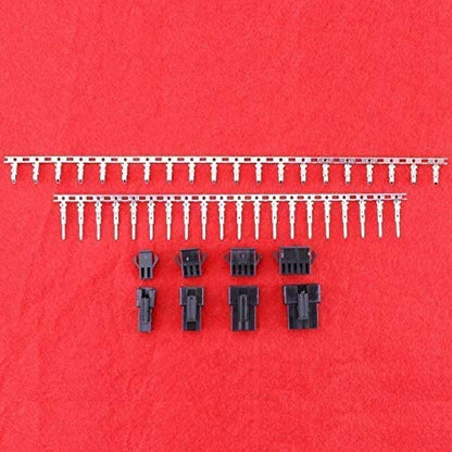 Set mufa JST-SM de 2,5 mm, 560 piese, conectori mama-tata cu 2, 3, 4 si 5 pini, 20 bucati fiecare, multifunctionale, pentru RC, auto, energie, masini