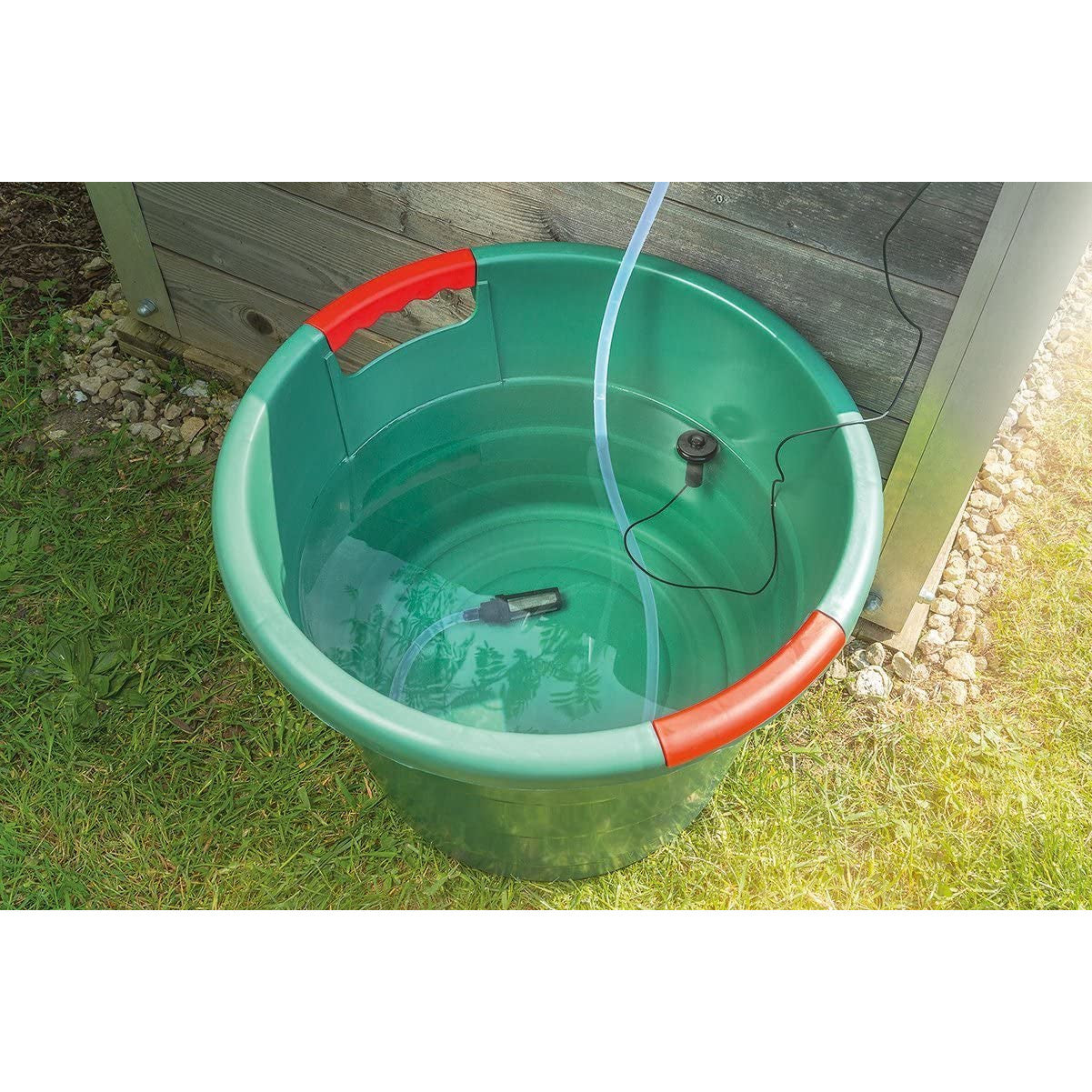 Kit Sistem de irigare prin picurare automat, Cu panou solar, Cu 15 aspersoare si Carlige de fixare