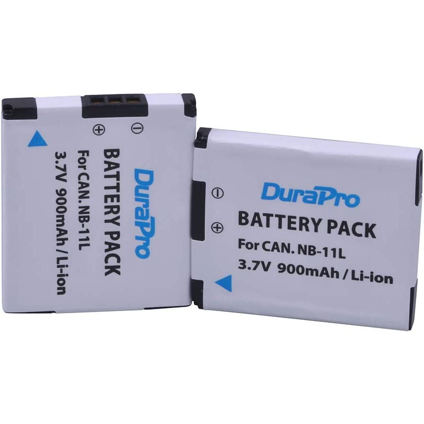Set de 2 acumulatori NB-11L/NB-11LH 900 mAh cu incarcator LCD compatibil cu Canon PowerShot A2300, A2400, A2500 A2600, A3400, A3500, A4000 is, ELPH 110, 115, 130, 220, 320, 340
