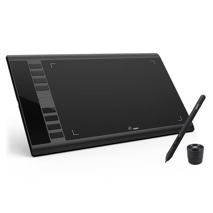 Tableta grafica Ugee M708, Stilou pasiv. Presiune 8192, 266RPS, 10" x 6", Negru