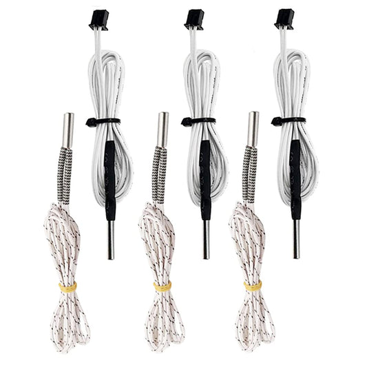 Set incalzitor ceramic 24V 50W si termistor HT-NTC100K hotend pentru imprimanta 3D, 3 bucati fiecare