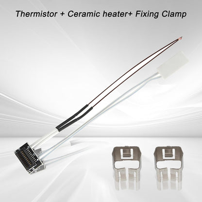 Set 2 incalzitoare ceramice si termistori pentru imprimanta 3D Bambu Lab P1P/P1S – termistor ceramic incalzire 24V 48W si senzor temperatura, compatibil PLA/ABS/PETG, performanta stabila si fiabila