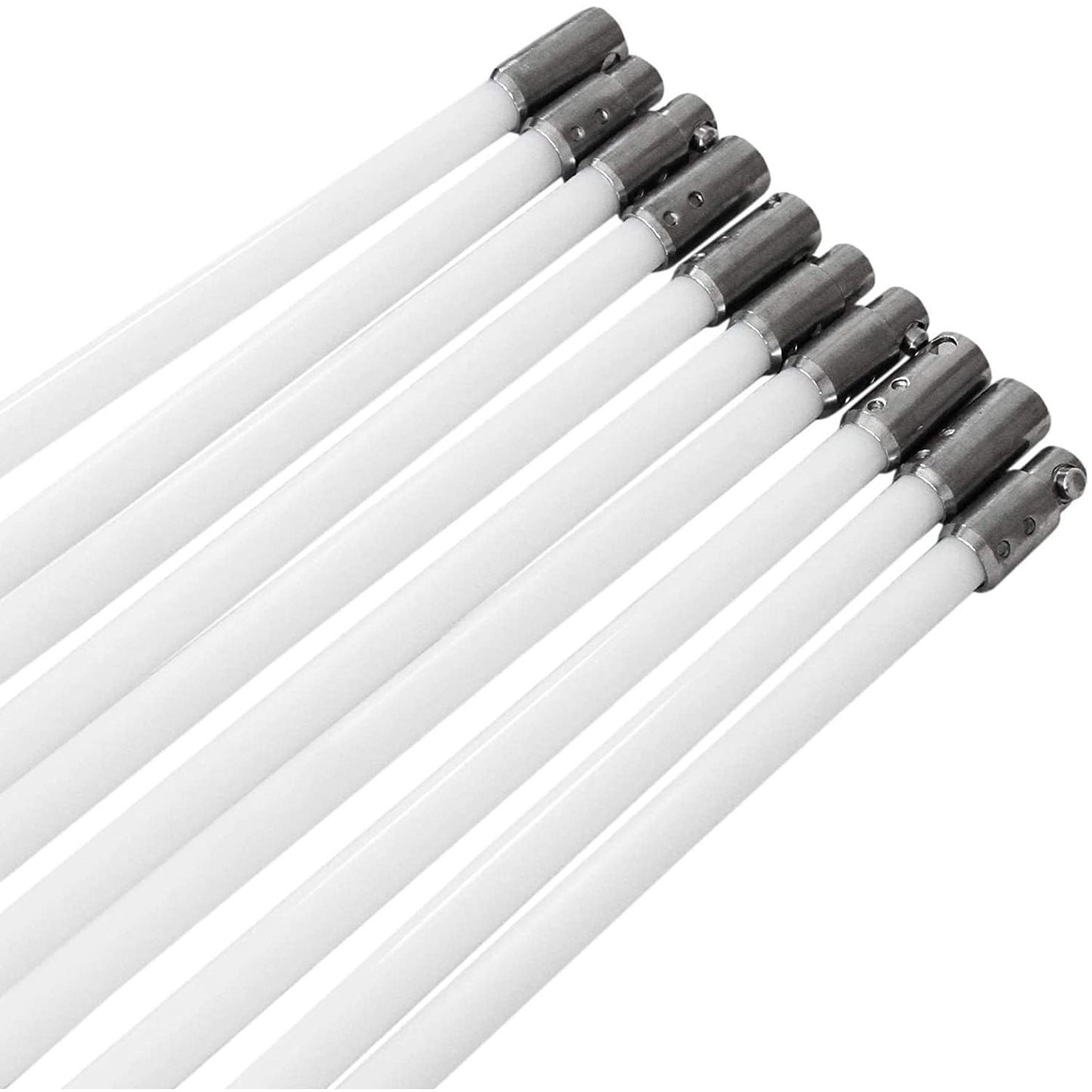Kit de curatare cos fum, trusa cu perie pentru horn de soba, semineu, centrala termica, 20 metri