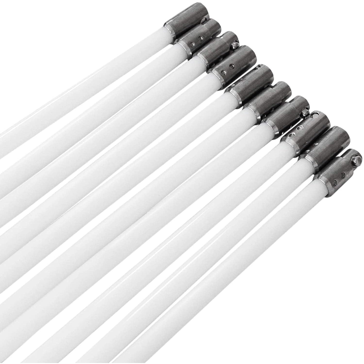 Kit de curatare cos fum, trusa cu perie pentru horn de soba, semineu, centrala termica, 20 metri