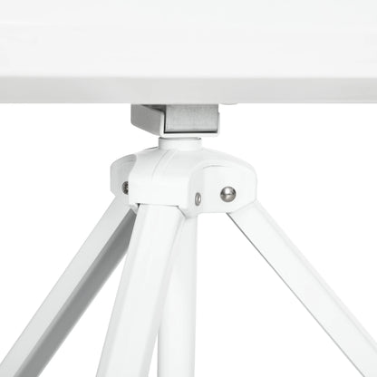 Ecran de proiectie pentru videoproiector de 120" Format 4:3, 244x183 cm, Inaltime maxima: 3.2 m, din Tesatura Tip Plasa, Plastic si Metal, cu Trepied, Alb