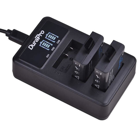 Set de 3 acumulatori PG1050 SJ4000 1180 mAh cu incarcator USB display LCD pentru AKASO EK5000 EK7000 SJCAM SJ4000 SJ5000 EKEN M10 4 carate H8 H9 H9R H8R GIT-LB101 GIT PG900