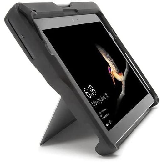 Husa dura pentru Surface GO, Surface GO 2, cu cititor carduri CAC smart, suport Pen, protectie cazaturi grad militar