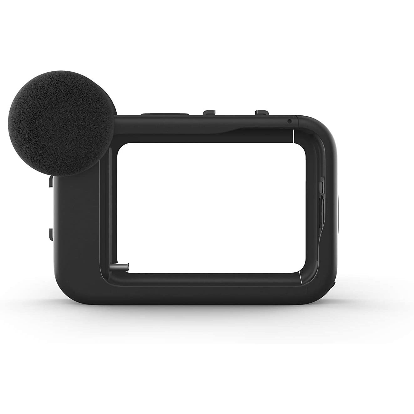 Media mod pentru GoPro Hero 10 Black, Hero 9 Black, cu microfon directional incorporat, port 3.5mm, cu port HDMI, cu 2 adaptoare patina