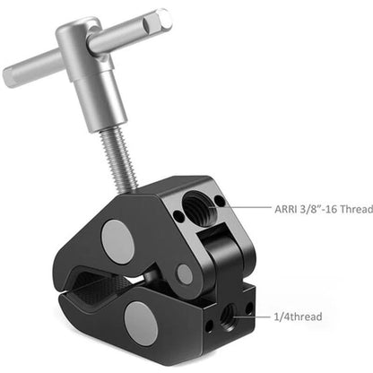 Clema SmallRig 735 Super Clamp cu filet 1/4"-20 si unul 3/8"-16 ARRI-style anti-rasucire