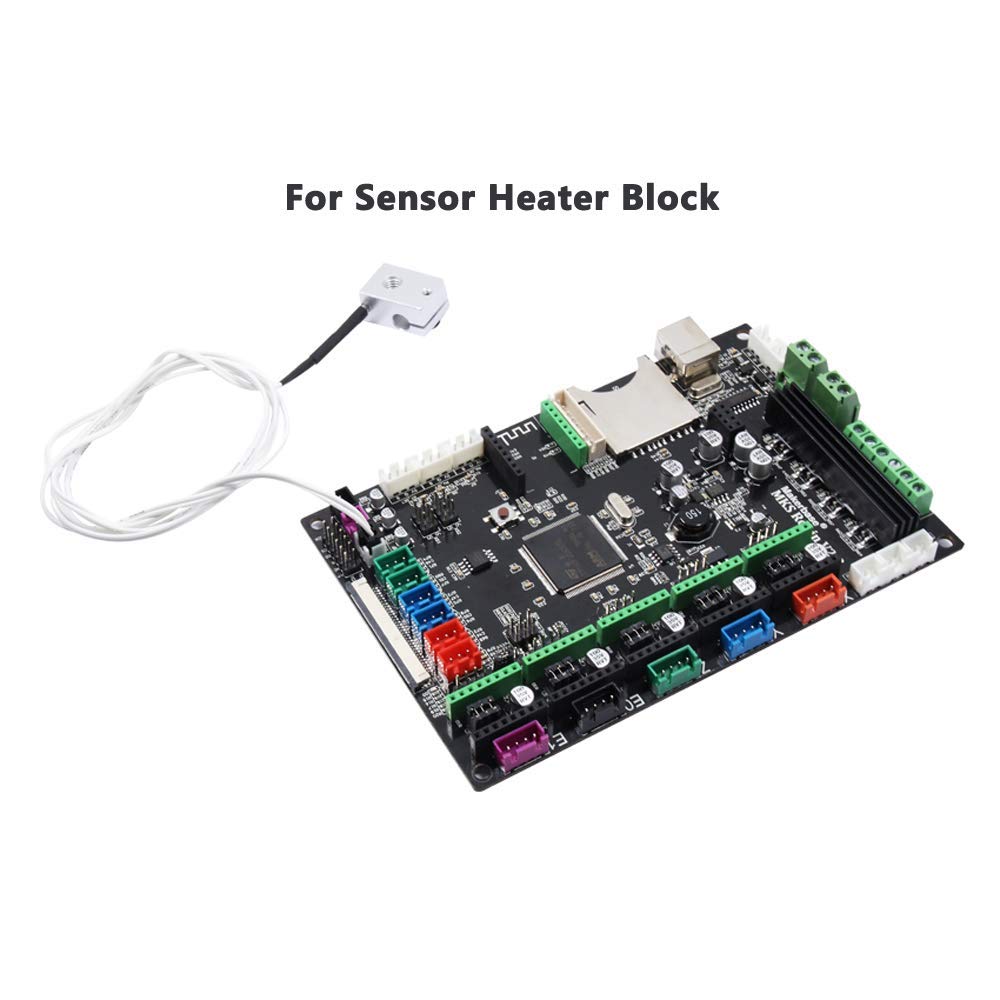 Set incalzitor ceramic 24V 50W si termistor HT-NTC100K hotend pentru imprimanta 3D, 3 bucati fiecare