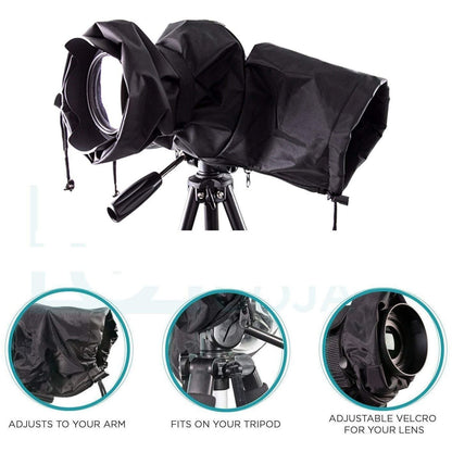 Husa impermeabila anti ploaie, pelerina pentru Canon, Nikon, Sony, Pentax si alte camere digitale SLR de dimensiuni mari