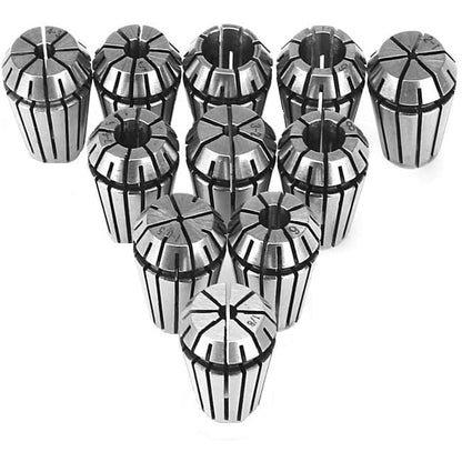 Set de bucse elastice ER16 de 11 piese, domeniu de prindere de la 1mm la 10mm