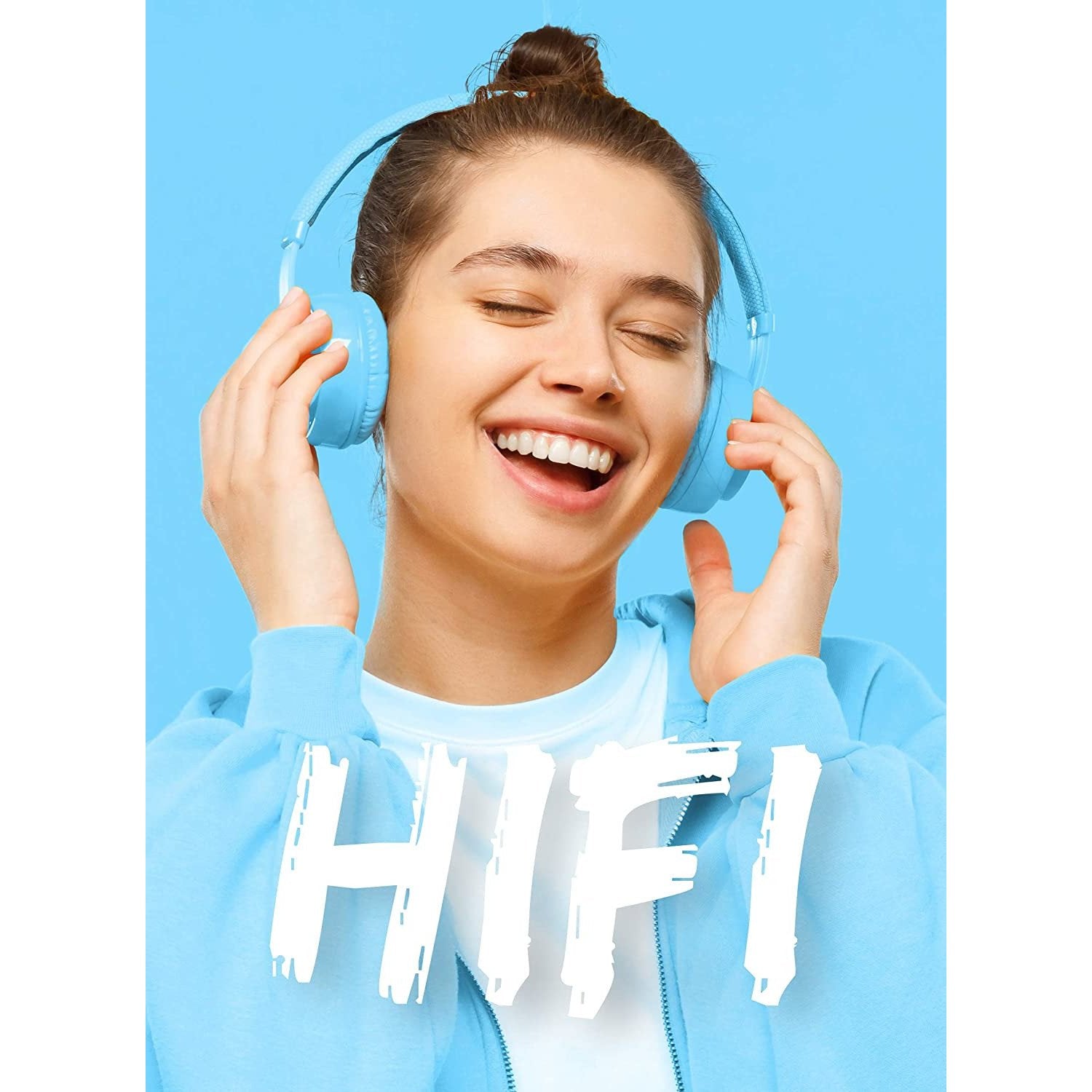 MP3 Player 32 Gb cu Bluetooth 5.0, sunet HiFi, ecran curbat de 2.4 inch, butoane tactile, radio FM, inregistrare, cu difuzor, suporta card pana la 128 Gb, albastru