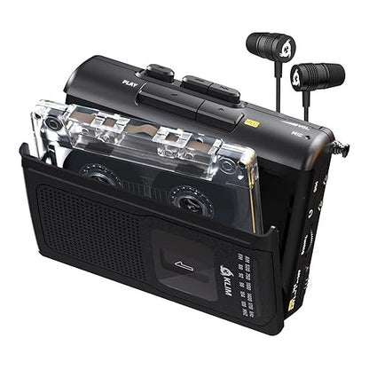 Walkman KLIM K8 cu radio AM/FM, microfon si difuzor incorporate, functie inregistrare, portabil si usor de utilizat