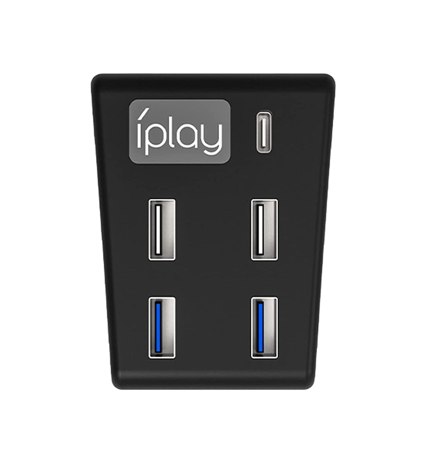 Hub pentru Playstation 5 cu 5 porturi, Adaptor de transfer de date de mare viteza cu 2 porturi USB 2.0, 2 porturi USB 3.0, 1 port de tip C pentru PS5 Disc si Digital Edition